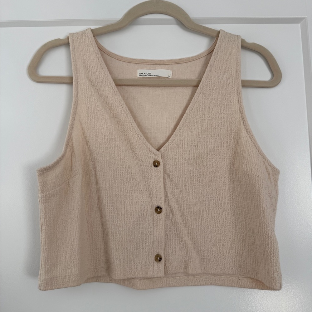 Oak and Fort Cream Tank, Small